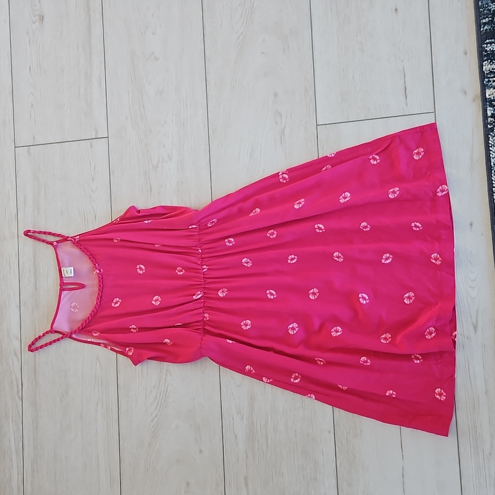 Pink Floral Summer Dress
